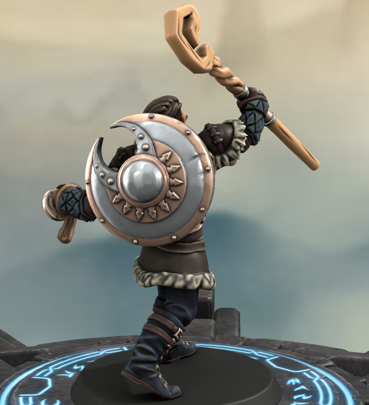 A Xavi miniature created on Hero Forge